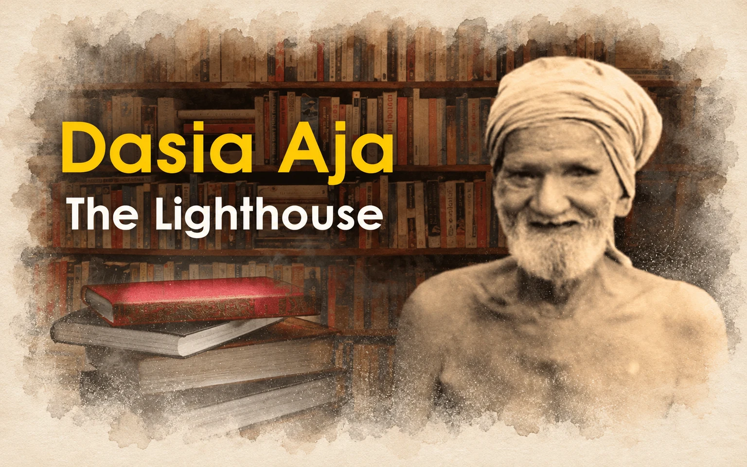 Recreated banner for “Dasia Aja: The Lighthouse”