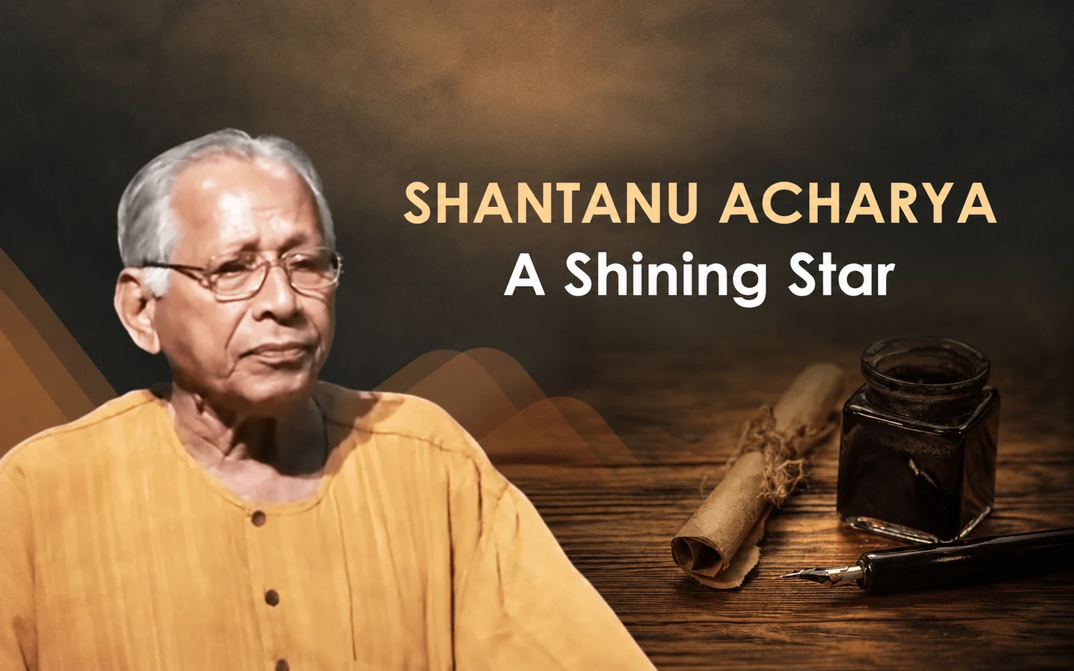 Recreated banner for “Shantanu Acharya: A Shining Star”